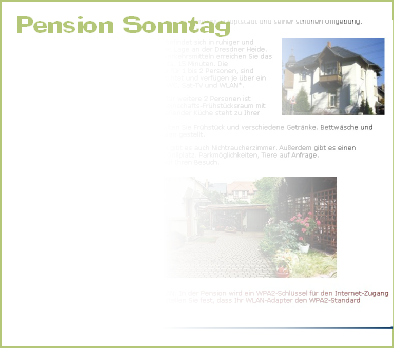 Pension Sonntag